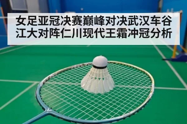 女足亚冠决赛巅峰对决武汉车谷江大对阵仁川现代王霜冲冠分析
